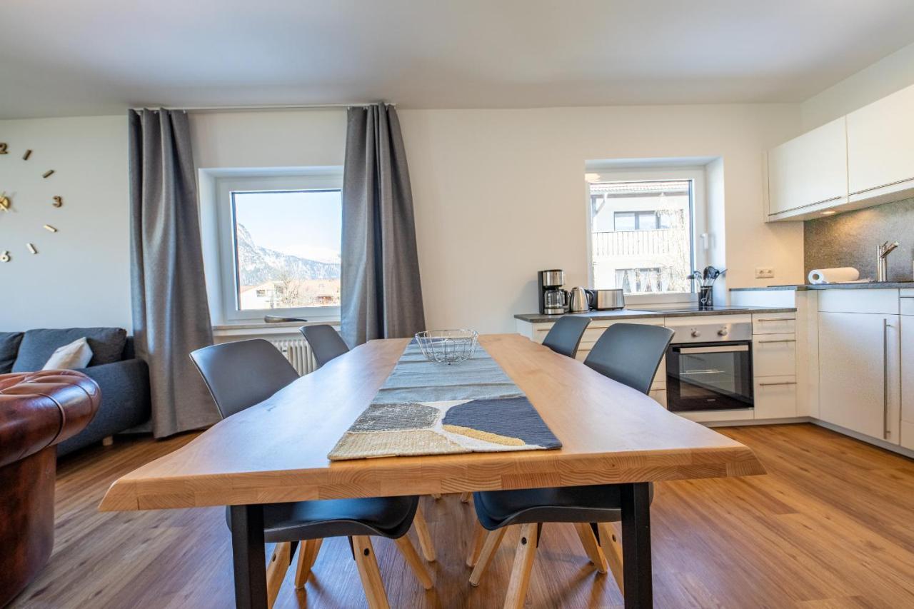 Alpenglueck Apartment การ์มิช-พาร์เทนเคียร์เชน ภายนอก รูปภาพ