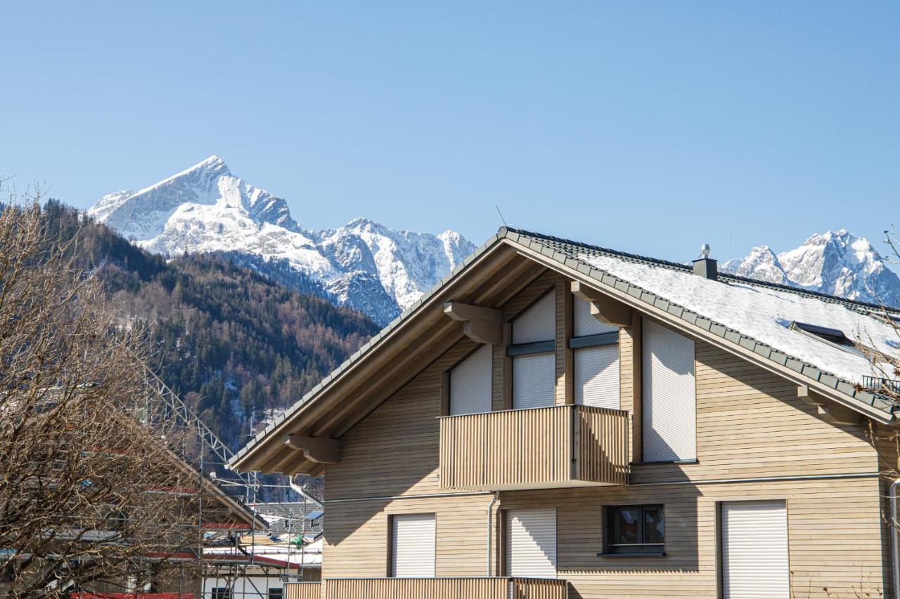 Alpenglueck Apartment การ์มิช-พาร์เทนเคียร์เชน ภายนอก รูปภาพ